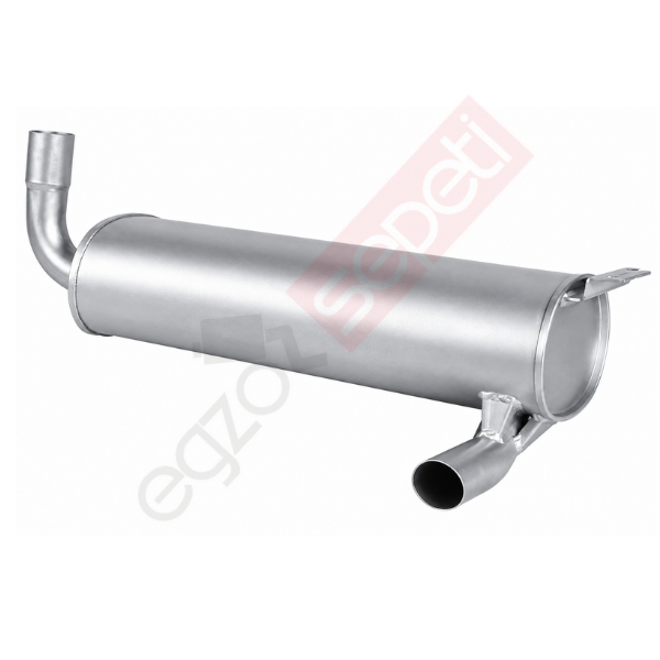 Susturucu, İş Makinesi, E3, EL:140×280 L:585 IN:Ø50,8 OUT:Ø50,8 Tip:L, Alusi,