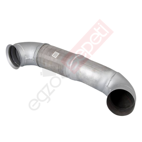 Mercedes Actros Boru, Egzoz Ön, E3, 9484905019 Ø127 Alusi, Spiral (P),