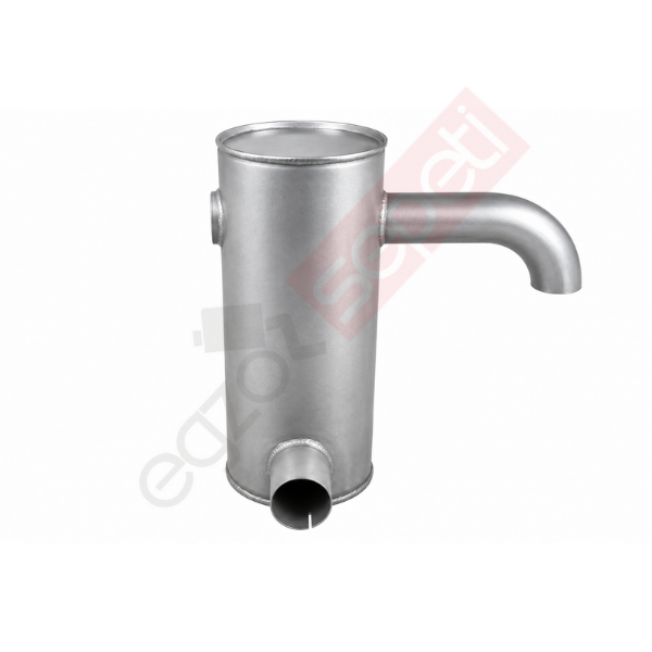 Susturucu, İş Makinesi, E3, Ø290 L:770 IN:Ø101,6 OUT:Ø101,6 Tip:Z, Alusi,