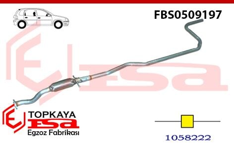 Ford Ka 1.3 Spiralli Ara Boru 1996 > 2000