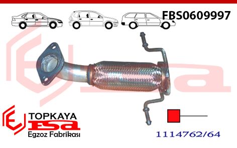Ford Mondeo 1.8 / 2.0 Benzinli Ön Boru Spiralli 2000 > ...