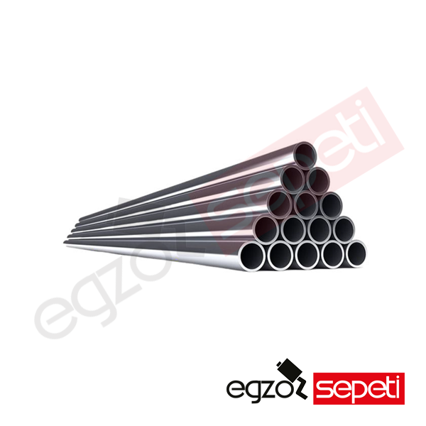 76 MM Krom 1 Metre Egzoz Borusu