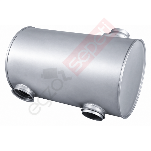 Susturucu, İş Makinası, E3, Volvo Ø440 L:715 IN:Ø114,3 OUT:Ø127 Tip:Z, Alusi,