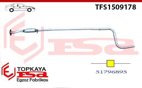 Fiat Albea 1.4İ Ara Boru Spiralli Flanş 2007 > …