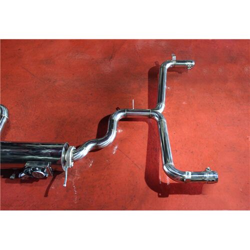 VW CC Krom Flanşlı Varex 60 mm Krom Borularla Krom Kit