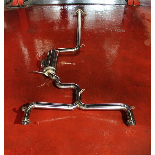 VW CC Krom Flanşlı Varex 60 mm Krom Borularla Krom Kit