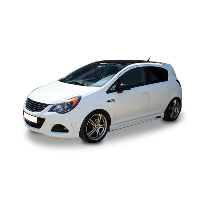 Opel Corsa D Rieger Plastik Yan Marşpiyel Seti