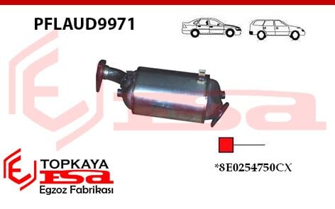 Audi A4 2.0 Tdi Partikül Filtre 2004 > 2008