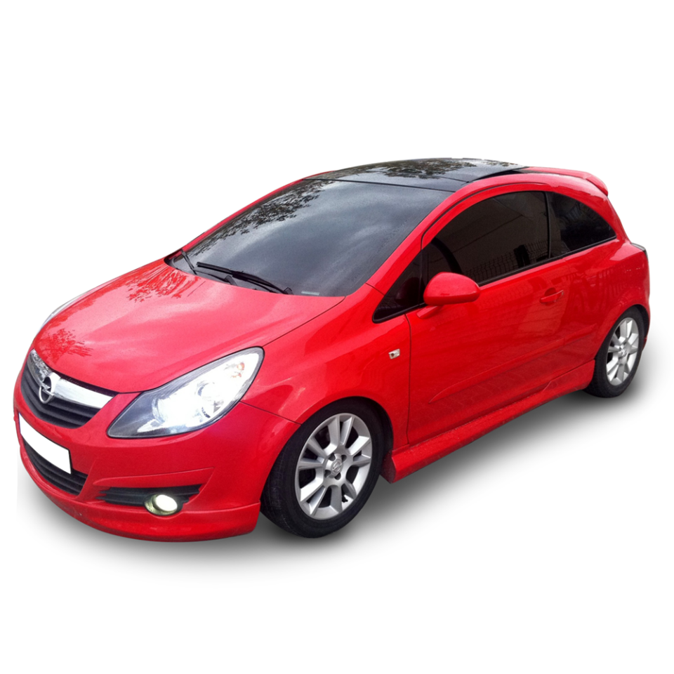 Opel Corsa D Tek Kapı Plastik Yan Marşpiyel Seti 2007- Sonrası