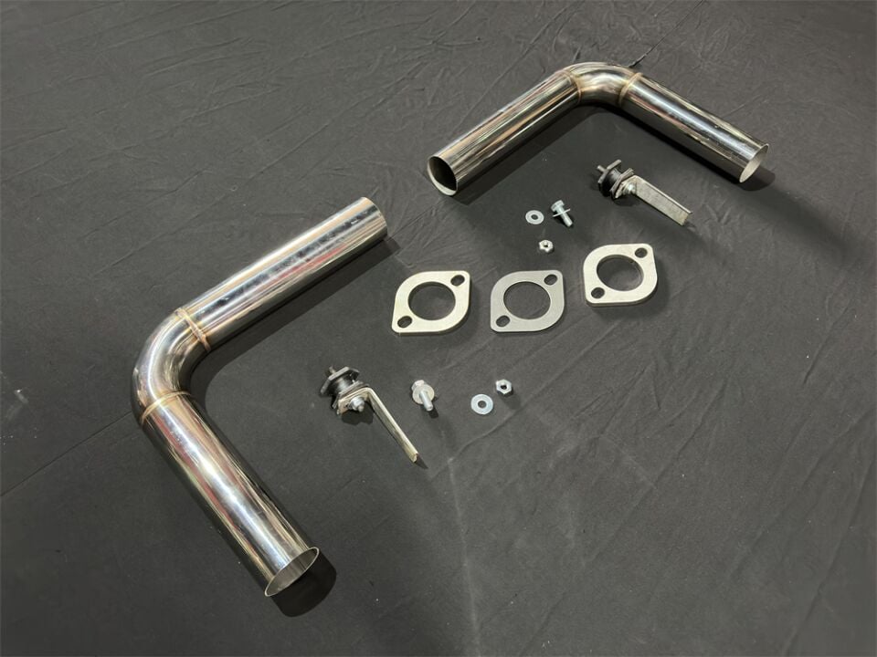 Cupra Formentor Sag Ve Sol Egzoz Çıkışlarını Aktif Etmek İçin Özel Üretim Krom Boru, Flans Sistemi Ve Bağlantı Ekipmanları