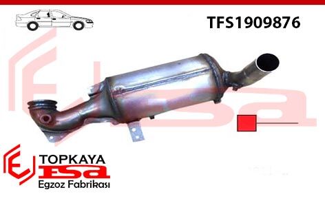 Fiat Linea 1.3 Jtd Euro 5 Partikül Filtre Yerine Susturucu İÇİ BOŞ 2011 Ve Sonrası