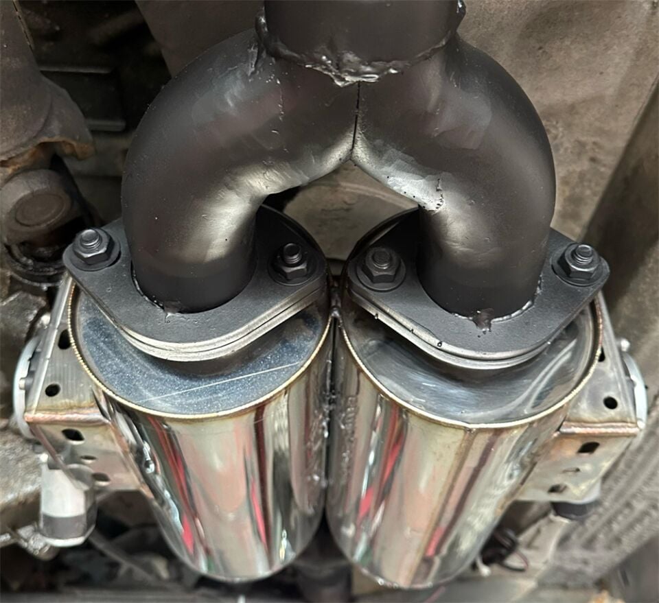 Jeep Çift Varex 2.0 Motor Üstü İçin Üniversal Arka Çiftli Flanşlı Varex Ve Arka Dkp Y Pipe + Varex Beyin Kumandası