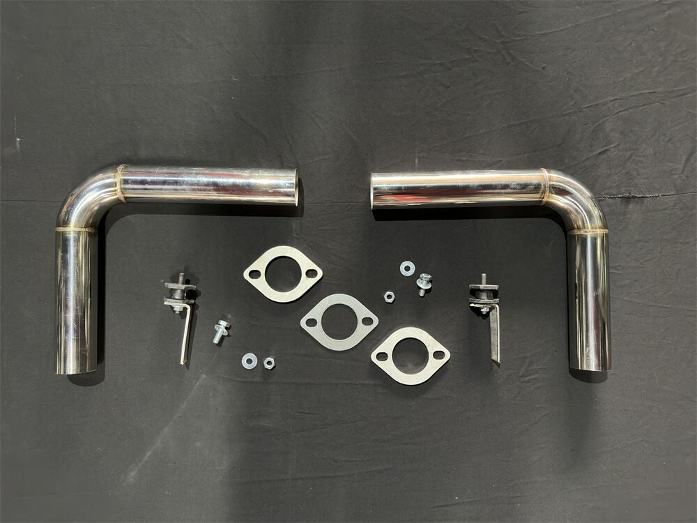 Cupra Formentor Sag Ve Sol Egzoz Çıkışlarını Aktif Etmek İçin Özel Üretim Krom Boru, Flans Sistemi Ve Bağlantı Ekipmanları