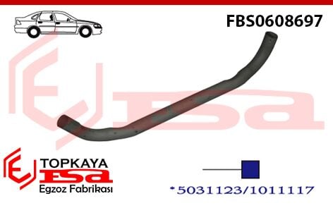 Ford Mondeo Arka Giriş Borusu 1993 > 1997