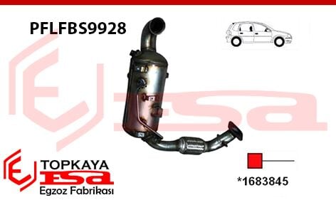 Ford Fiesta 1.6Tdi Partikül Filtresi  2010 > ...