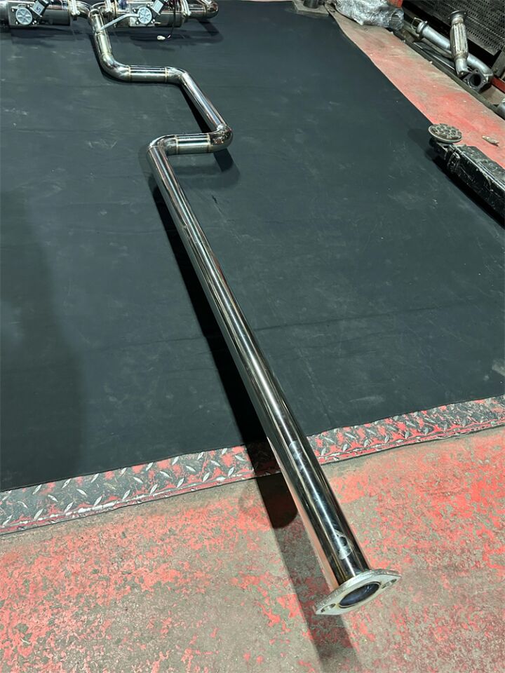 Honda Civic Fc5 / Fk7 Benzinli Krom Flanşlı Çift Varex 60 mm Krom Borular