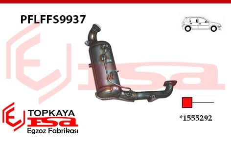Ford Focus 1.6 Tdci Partikül Filtresi Euro 4 2003 > 2008