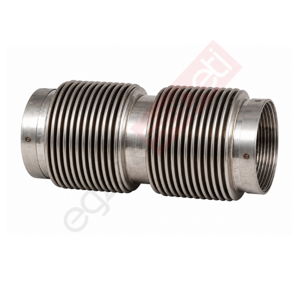 Flex, Universal ID:Ø115 L:300 İç İnterlock, Dış Körük, SS304, Tip:4, Çift Kat,