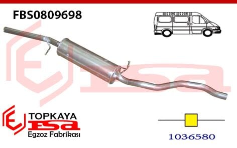 Ford Galaxy 2.0İ 8V Orta Susturucu Borulu 1997 > 1998