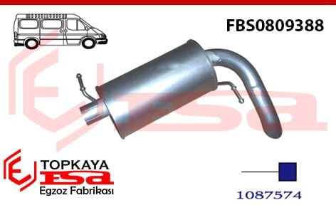 Ford Galaxy Arka Susturucu 1.9 Tdi 1995-03