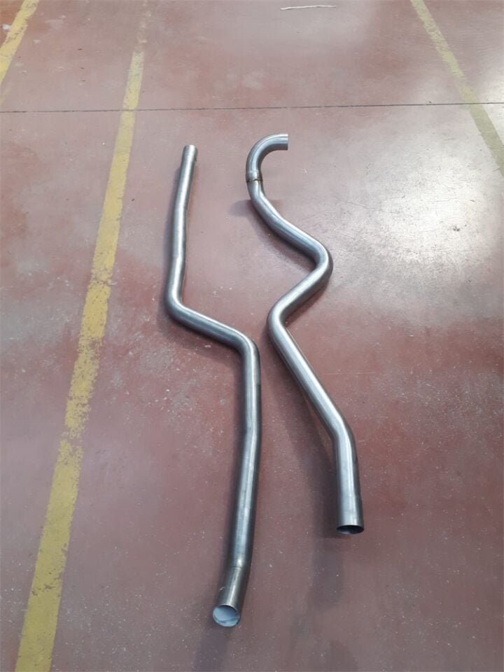 Bmw F30 3.16 / 3.20 Ara Boru 2 Parça Krom