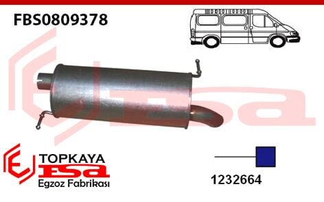 Ford Galaxy Arka Susturucu 2.3İ 16V 2000-2002