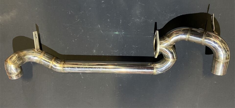 Bmw F30 3.16 / 3.20 Krom Flanşlı Y Pipe