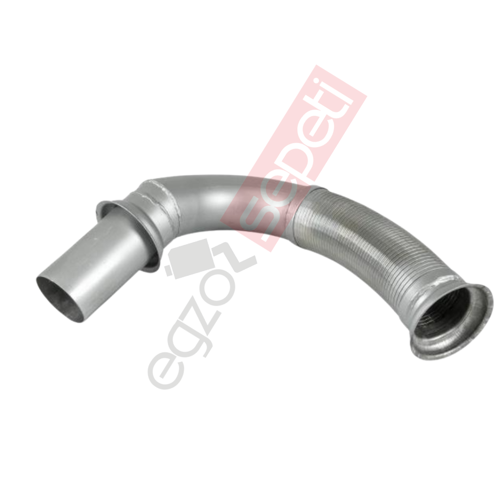 Daf CF75  Boru, Egzoz Ön, E2, 1336981 Daf CF75 Ø101,6 Alusi, Spiral (P),