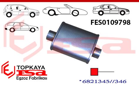 Ford Escort 1.4 / 1.6 Ön Ufak Susturucu 1990 > 1995