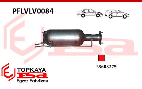 Volvo S40 Partikül Filtresi Euro 3 2005 > …