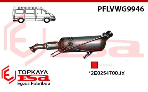 Volkswagen Volt Crafter 30 / 35 2.5 Tdi Ceca Motor Partikül Filtresi  Euro 4 2009 > 2013