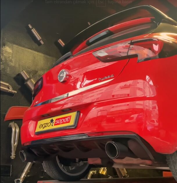 Opel Astra J Makyajlı Arka Tampon Difüzör