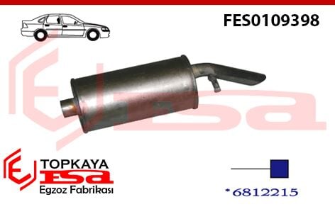 Ford Escort Cl 1.6 Arka Susturucu Sedan 1990 > 1995