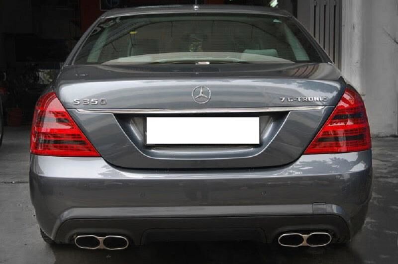 Mercedes Benz W221 S550 S63 S65 AMG Egzoz Ucu