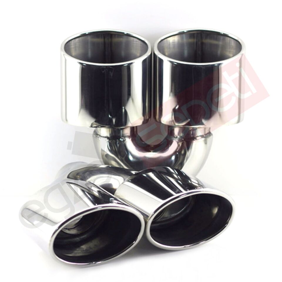 Mercedes C180 AMG Egzoz Ucu Sag Ve Sol Taraf Takım