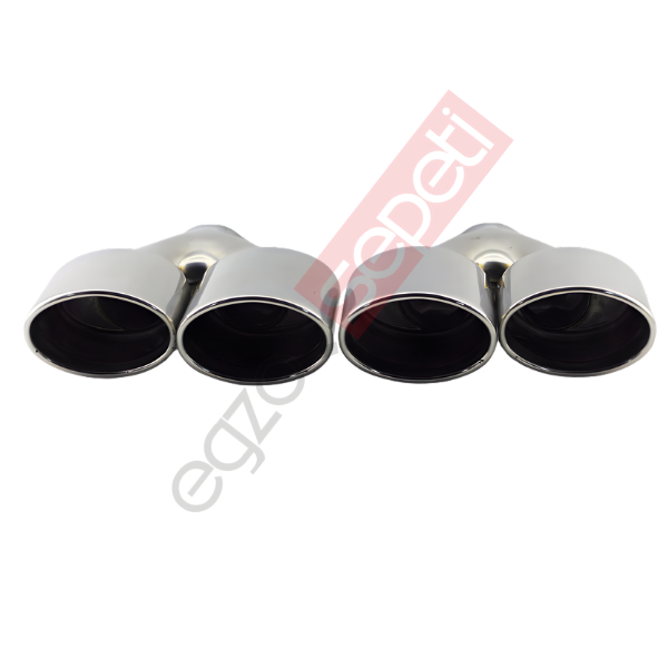 Mercedes C180 AMG Egzoz Ucu Sag Ve Sol Taraf Takım