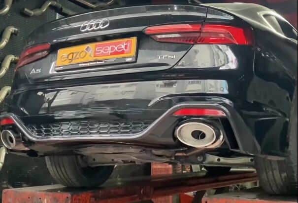 Audi A5 1.4 Kumandalı Performans Varex Ve Krom Borular 60 mm