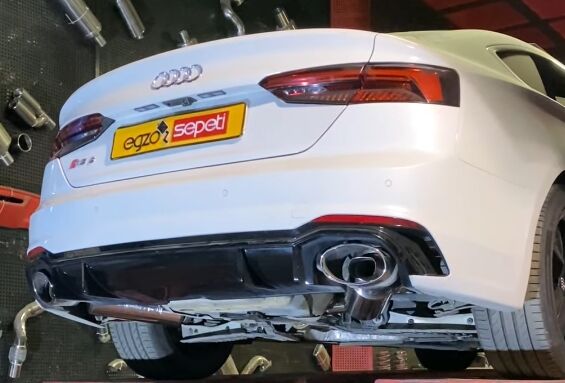 Audi A5 1.4 Tfsi Kumandalı Performans Çift Varexli Egzoz Kiti