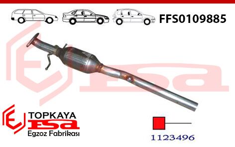 Ford Focus 1.6 Katalitik Konvertör Euro 4 1999 > 2004