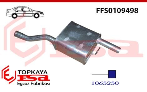 Ford Focus 1.6 Arka Susturucu Borulu Sedan 1998 > ...