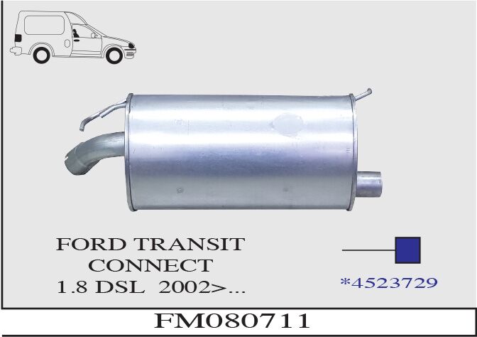 Ford Connect 1.8 Dsl Arka Susturucu Çift BağlanTilı 2002 > ..