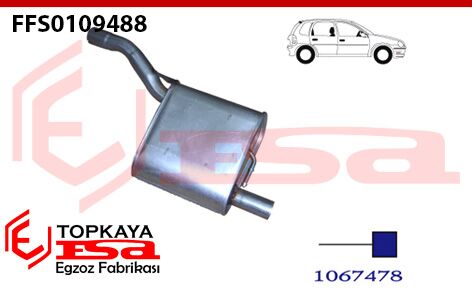 Ford Focus 1.6 Arka Susturucu Borulu Hb 1998 > ...