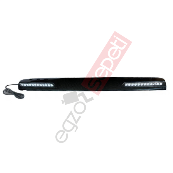 Mercedes W464 ROOF SPOİLER LEDLİ DRY CARBON V TYPE