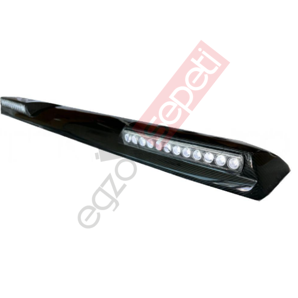 Mercedes W464 ROOF SPOİLER LEDLİ DRY CARBON V TYPE