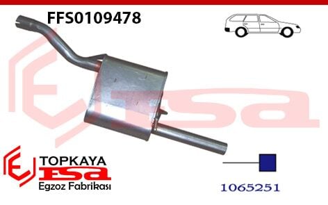 Ford Focus 1.6 Arka Susturucu Borulu Stw 1998 > ...
