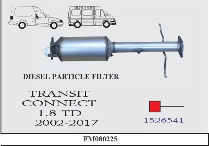 Ford Transit Connect 1.8 Td Dpf 2012 > 2017
