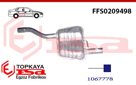 Ford Focus 2.0 Arka Susturucu Borulu Baskılı Sedan 1998 > ...