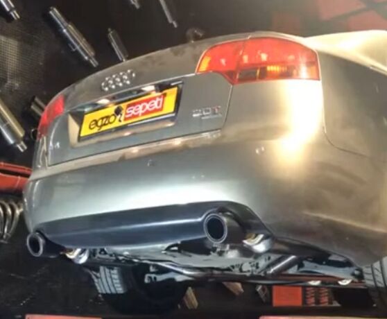 Audi A4 2.0 Tfsi Kumandalı Performans Çift Varexli Egzoz Kiti - Downpipe Ve Egzoz Uçları Dahil Değildir.