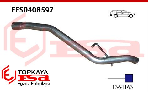 Ford Focus 1.4/1.6İ Çıkış Borusu Sw 2004 > 2008