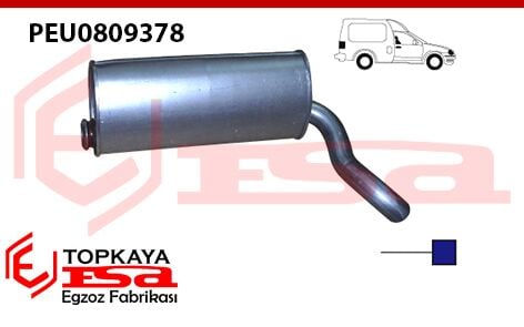 Peugeot Partner 2.0 Hdi Arka Susturucu